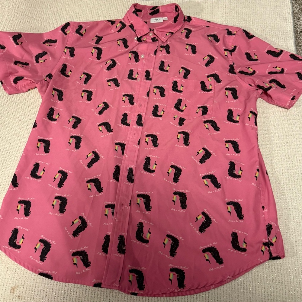 Cabana Life Pink Graphic Men's Shirt